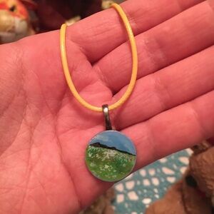 Hand painted necklace